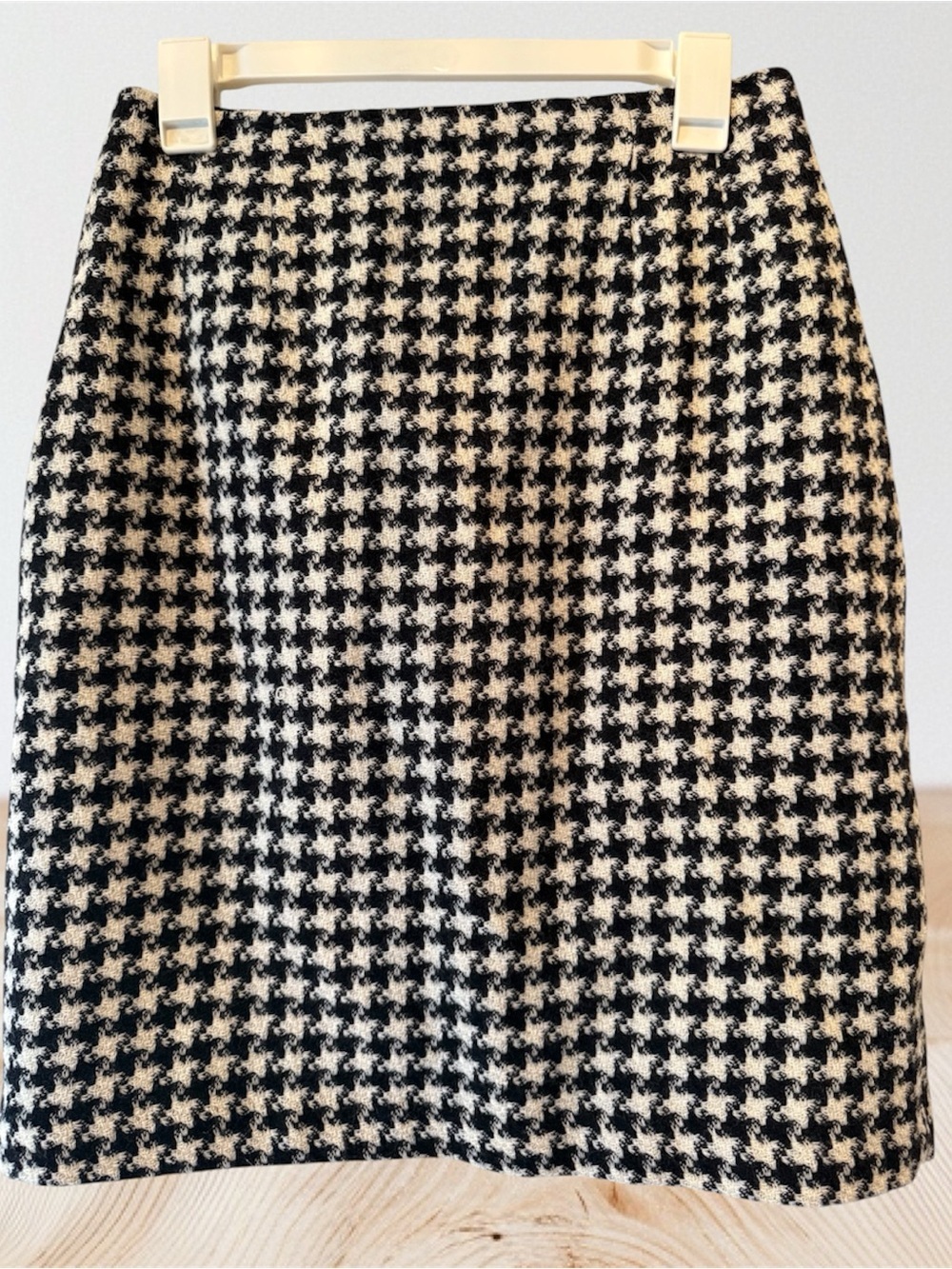 Chadwicks Vintage Houndstooth Plaid Mini Skirt - Size 8
